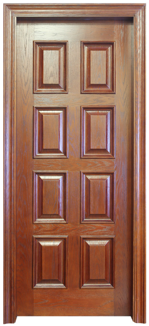 world-wide renown material house design 100% solid wood door