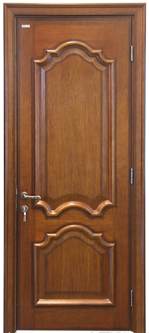 world-wide renown material house design 100% solid wood door