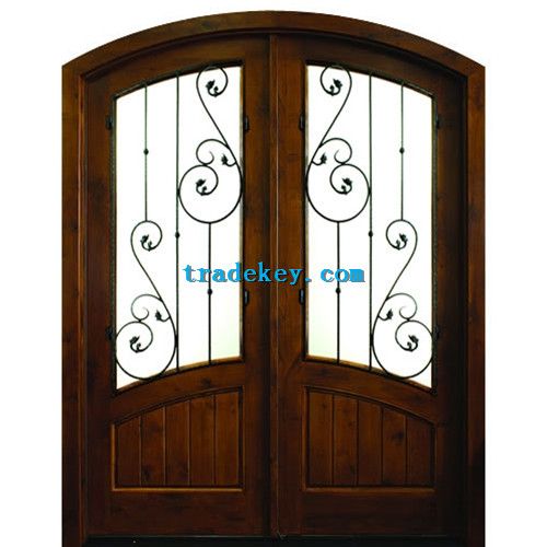 wooden french doors