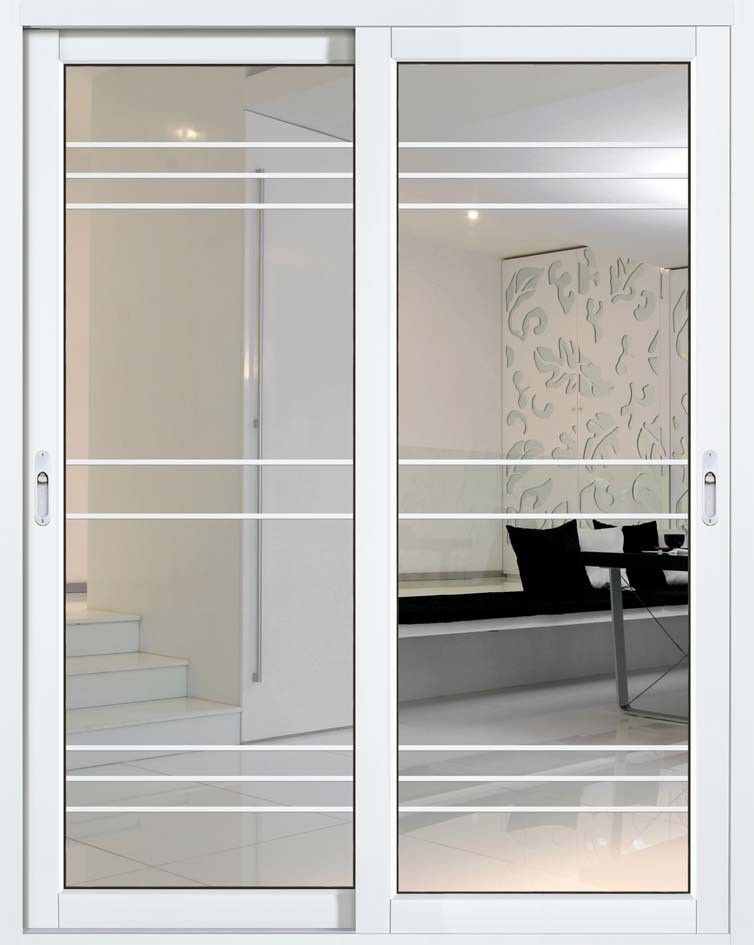 Aluminum Sliding Doors With Venetian Blinds