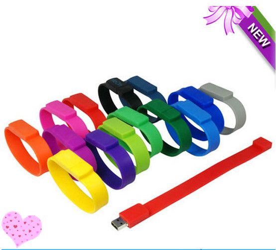 Custom usb flash drive cover, silicone usb bracelet