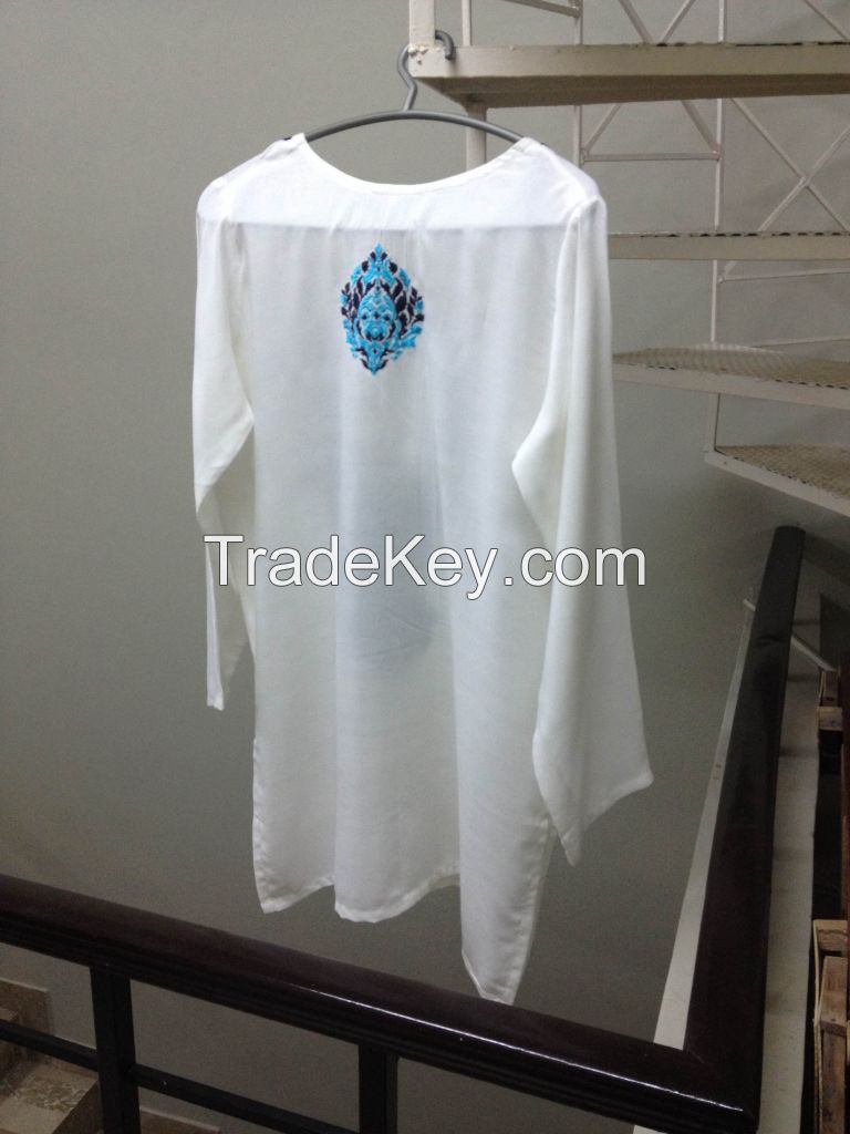 OEM Embroidered Beach Tunic Kaftan