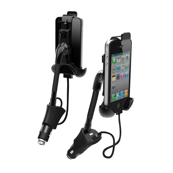 Car Use Mobile Phone Mount Holder With Charger