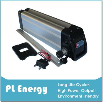 portable rechargeable 36v lifepo4 e-bike battery