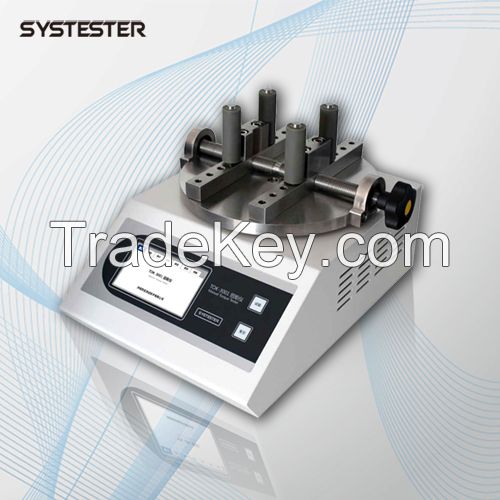 Beverage and tablet bottles torque tester, torque force testing machine