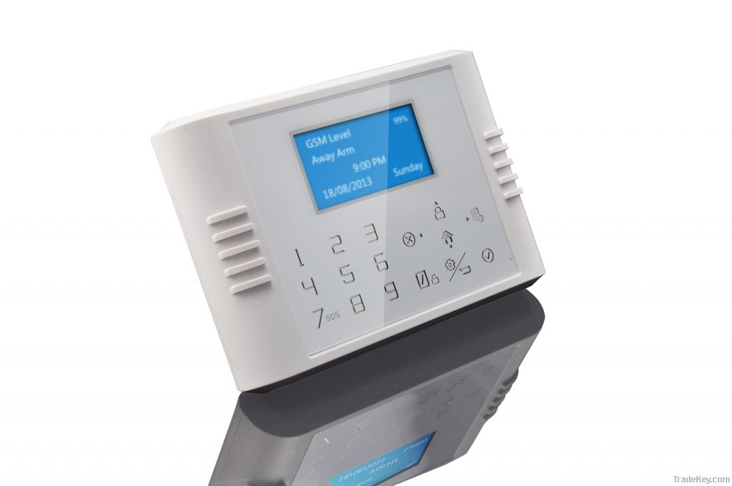 Intruder Alarm System for Home Security, Word Stock LCD Display, Qua