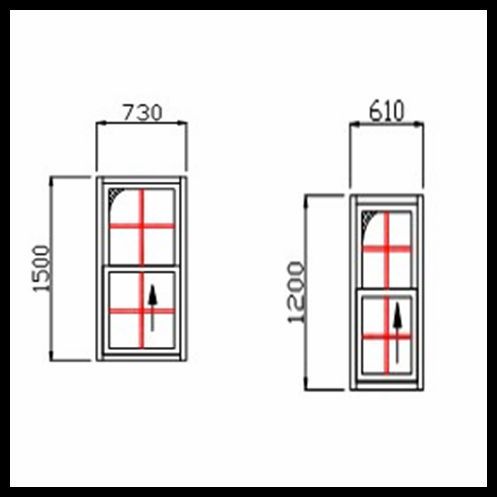 aluminum vertical sliding window,up and down window