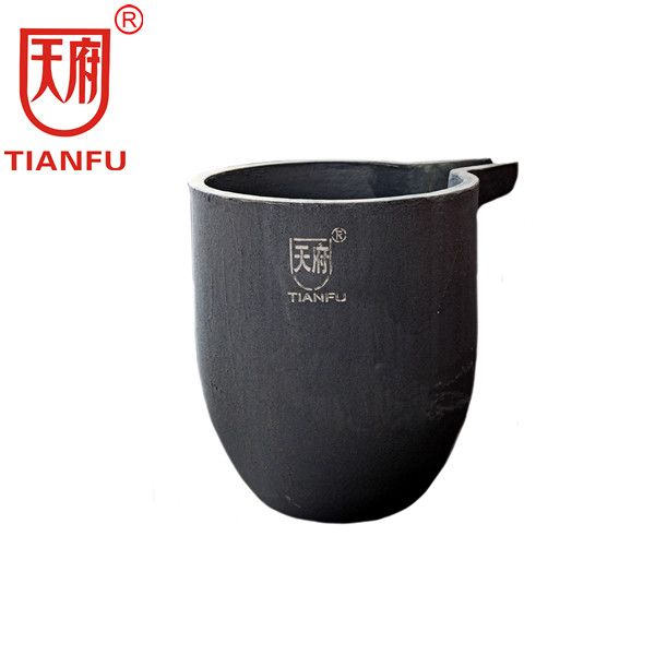 Tianfu Spouted Clay Graphite Crucible For Melting Metal