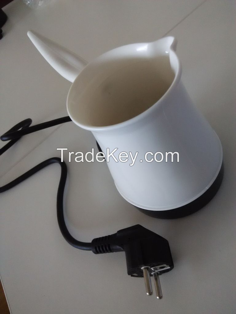 Electric plastic turkish coffee maker