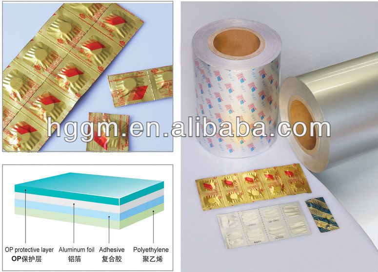 Pharmaceutical blister aluminum foil thick aluminum foil