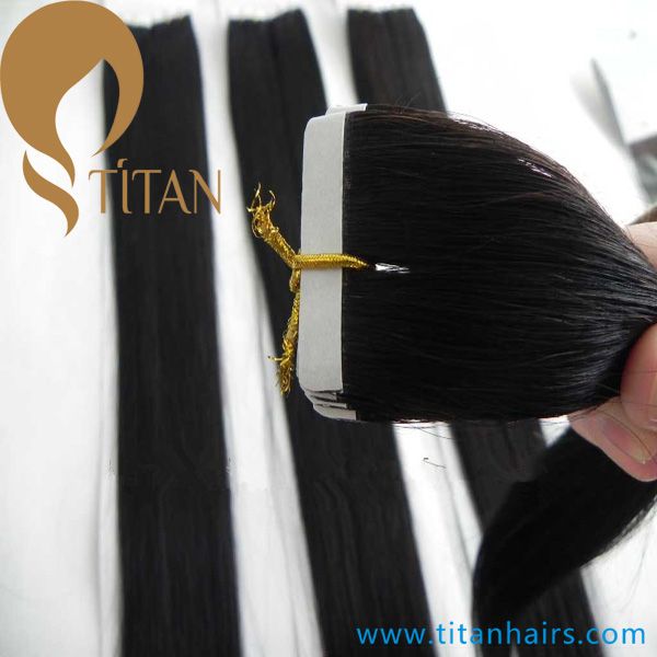 Free shipping 100% remy  brazilian human hair virgin hair tape hair extension