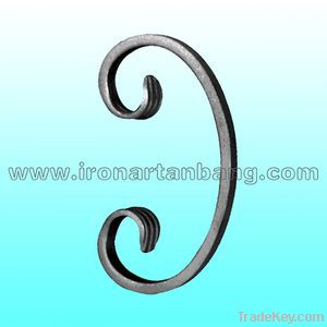 wrought steel railing parts/balcony designs gate parts/iron grapes