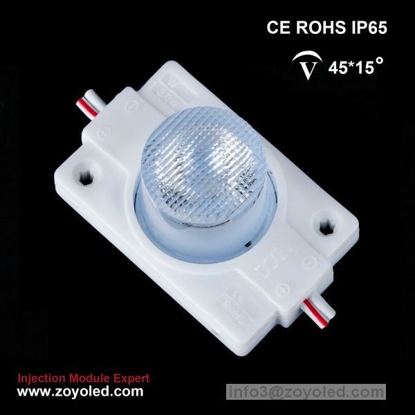 High power 0.6w/1.2w/1.5w/2w Injection LED modules