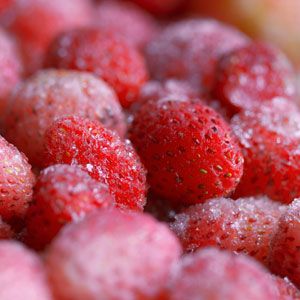 Frozen strwberries