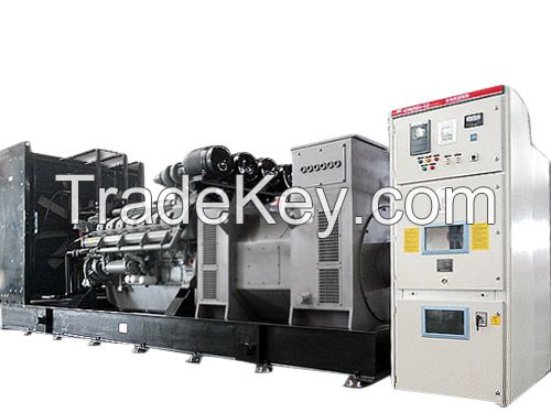 1800KW Block-Containerized Parallel Synchronizing High Voltage Gen-set