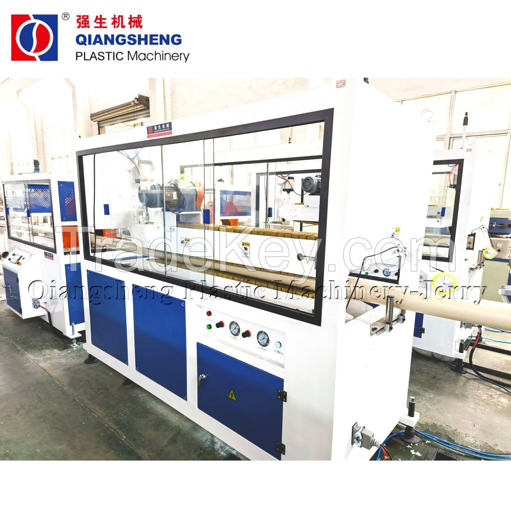 Qiangsheng Machinery PVC UPVC pipe manufacturing making machine extruder