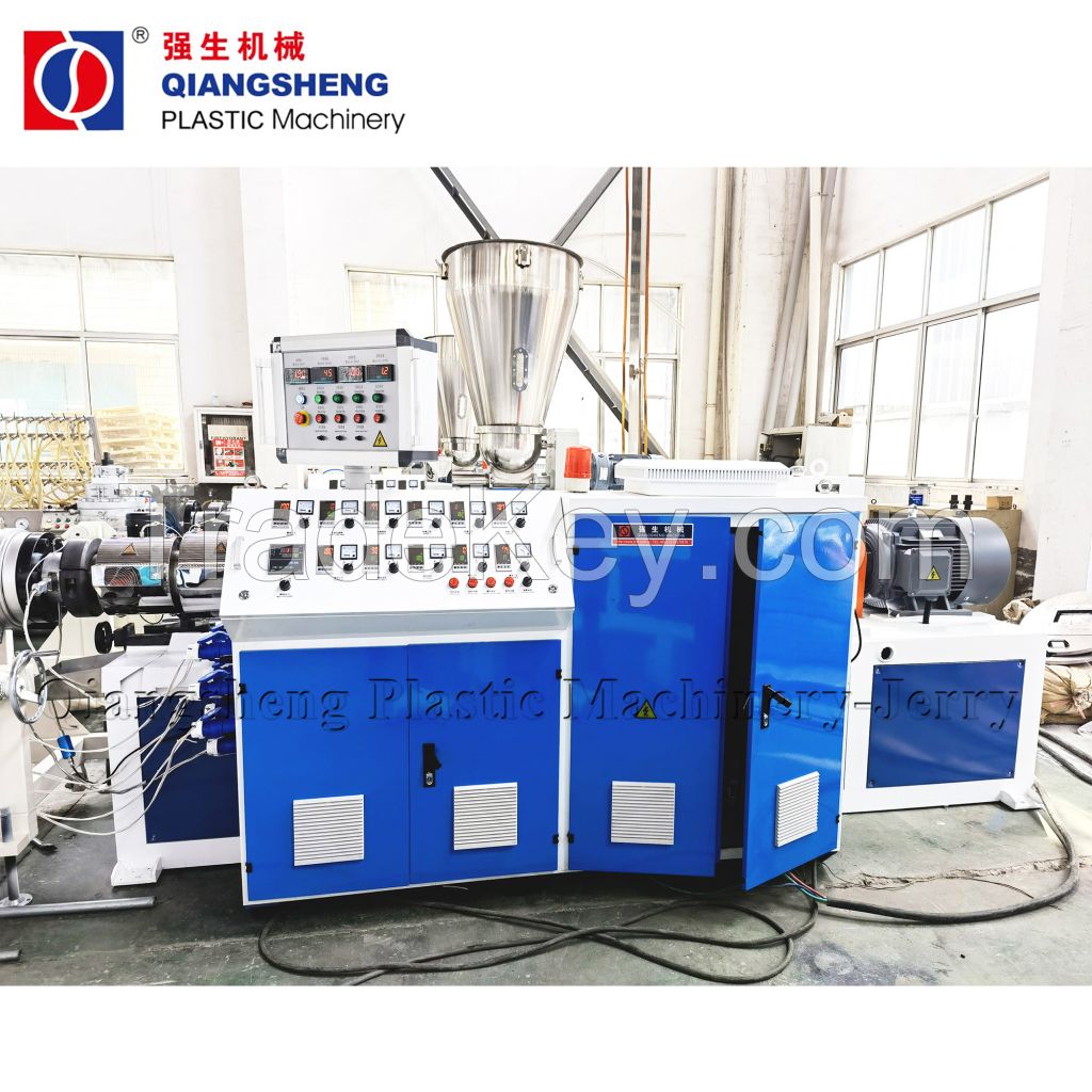 Qiangsheng Machinery PVC UPVC pipe manufacturing making machine extruder