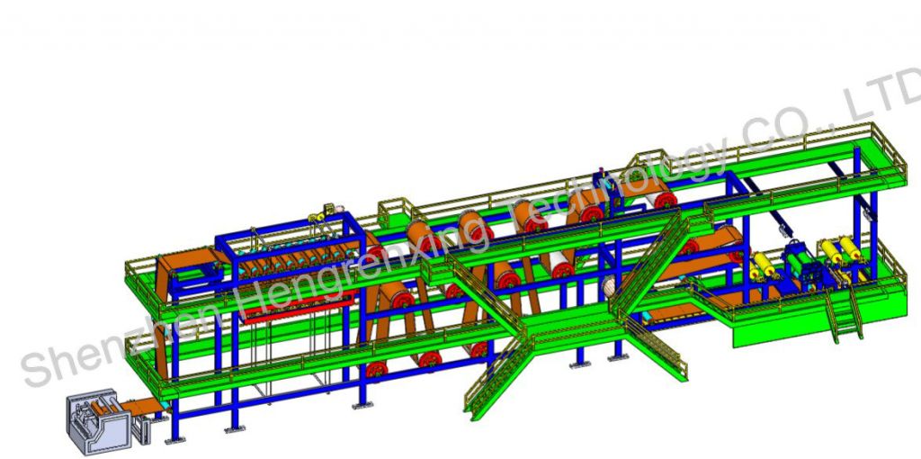 Waterproof Roll Production line for producing sbs modified bituminous sheet materialsbs