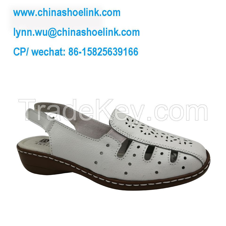 Lady shoes action leather sandals