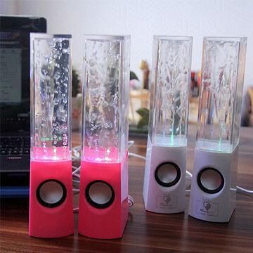 Water Dancing Speakers with Fountain for MP3, PCs, iPhone, iPod Compatible 