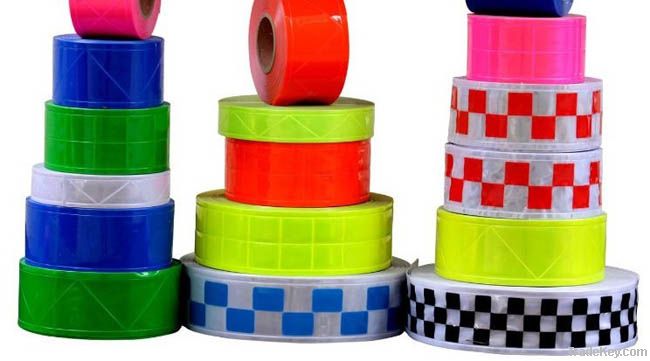 Micro prismatic reflective PVC tape