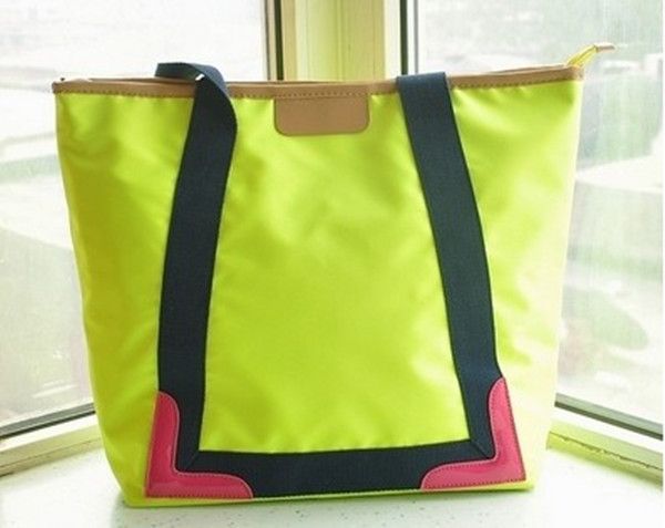 casual women's handbag travel shopping bag candy color women shoulder bag