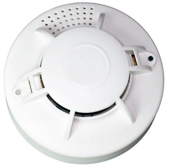 9V Battery Powered Photoelectric Smoke Alarm 