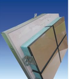 Rock wool sandwich composite panel