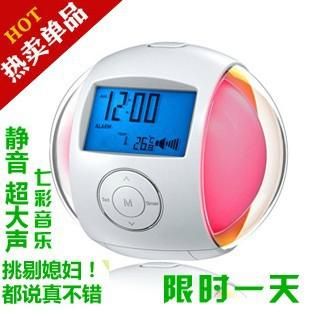 7 color Desk calendar rolling ball clock 