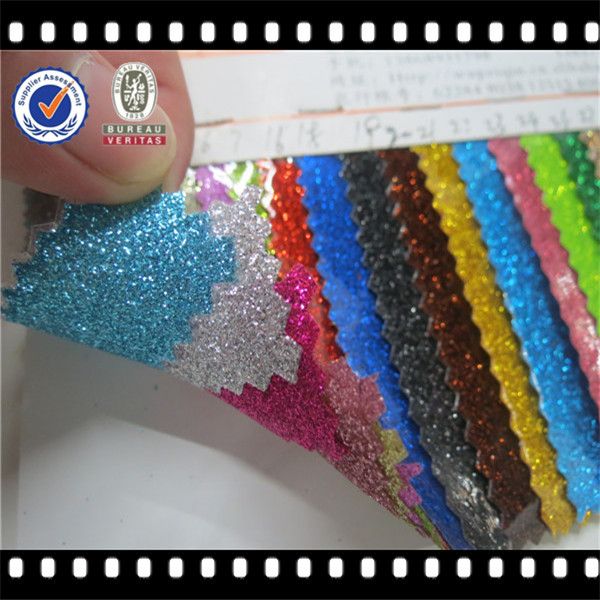 New Style Glitter PVC Leather