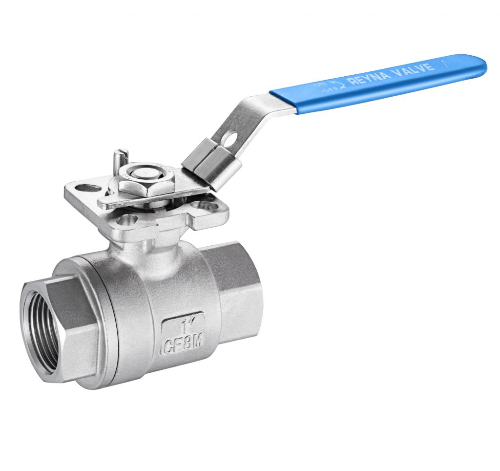 2PC Ball Valve With Direct Mounting Pad 1000WOG