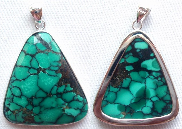 Turquoise Silver Pendants