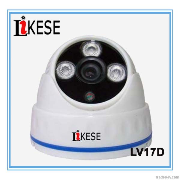 Smart design 3pcs of Array leds IR Distance 30M dome cctv camera