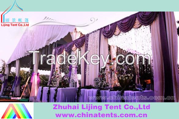 wedding party event tent with lining