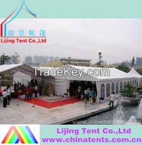 wedding party event tent with lining