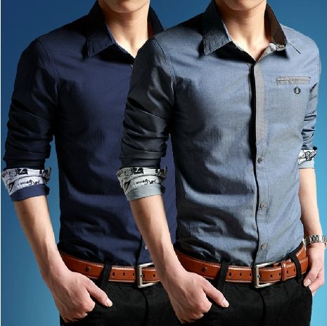 2014 latest design fashion shirt for men