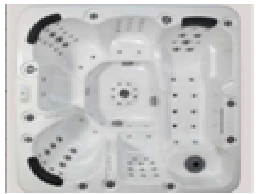 Hot SPA Tub Model PFDJJ-8904