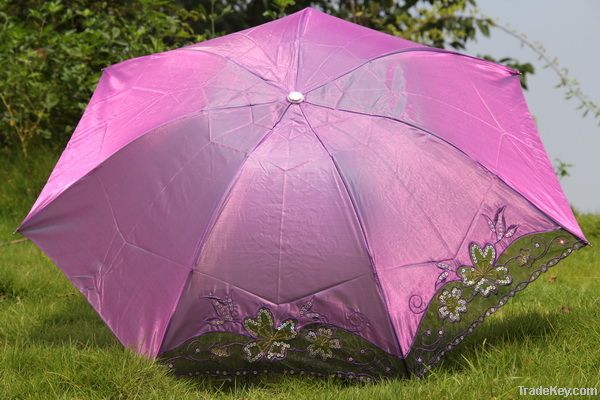 2014 new battenburg lace parasols