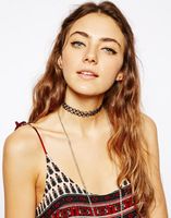 Hot Vintage Stretch Tattoo Choker Necklace