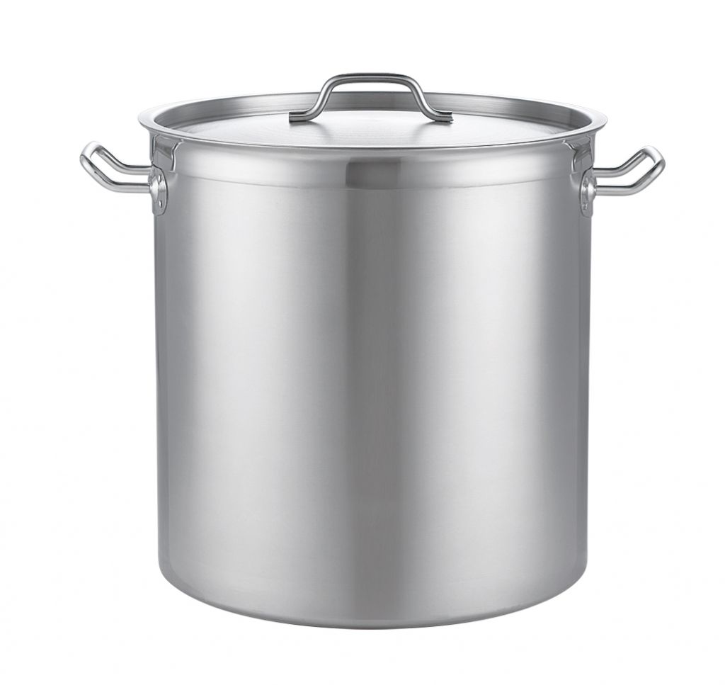 Tri- Ply Commercial SS Stock Pot with Lid(05 style)