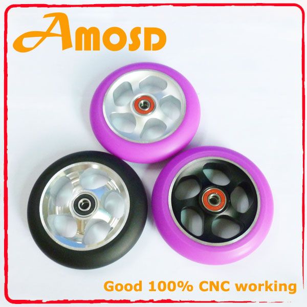 Alloy metal core, PU scooter wheels