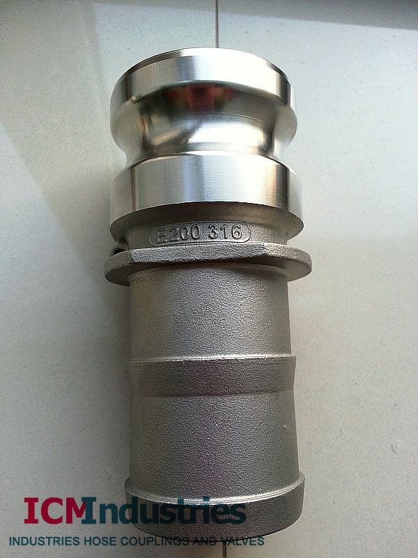 stainless camlock coupling E type