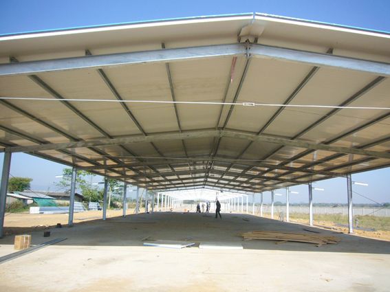 Steel fabricated house 