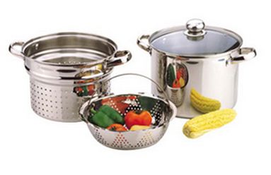 4pcs Stainless Steel Pasta Pot set