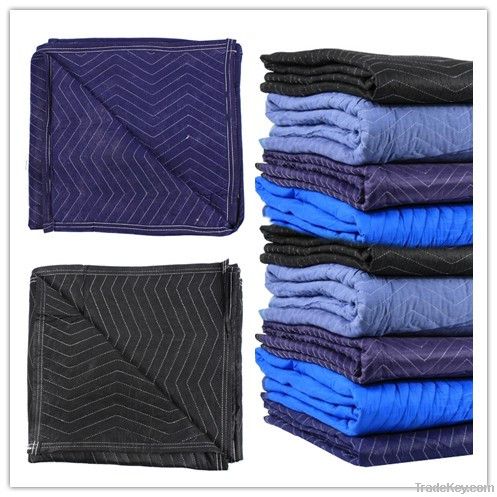 65lbs/dozen polyester moving blankets for furniture protection