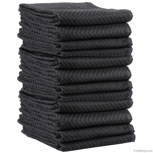 75lbs/dozen polyester moving blankets for furniture protection