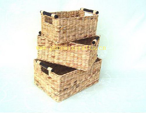 water hyacinth baskets, water hyacinth tray, water hyacinth box