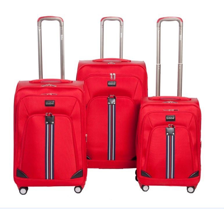 unbreakable pp material travel trolley luggage sets