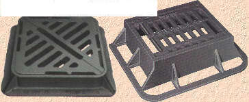 manhole cover, grating, bollard, casting