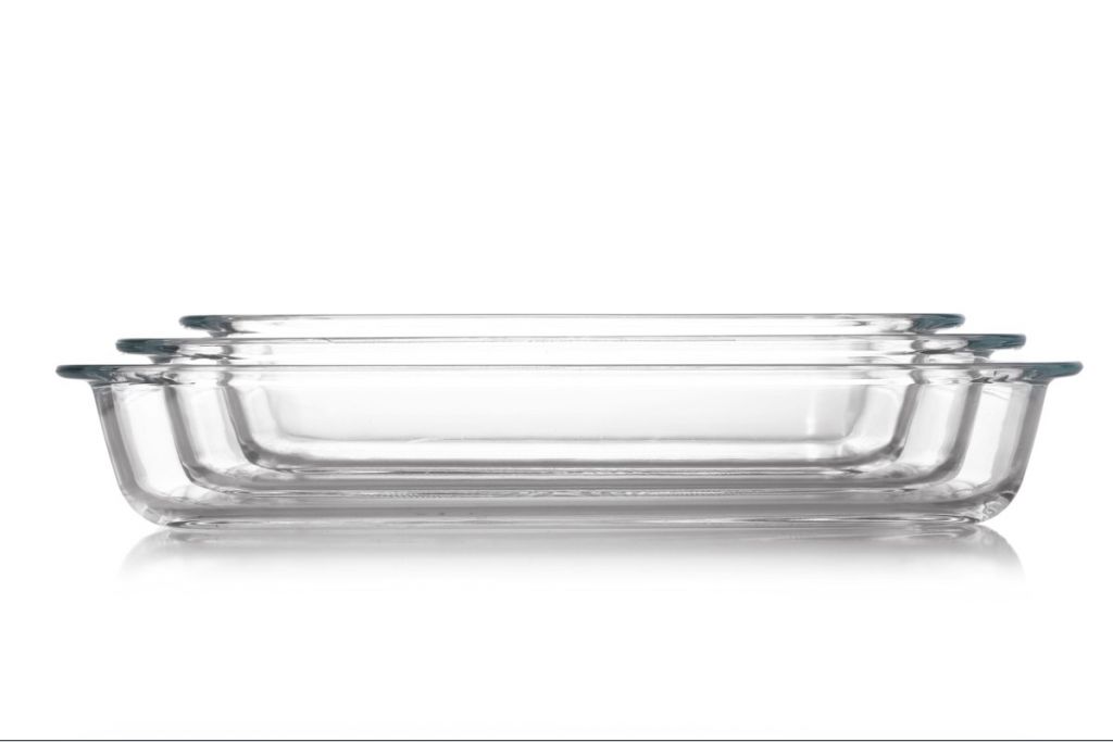 Pyrex Borosilicate Glass Casserole Baking Dish Heat-Resistant 1000ml